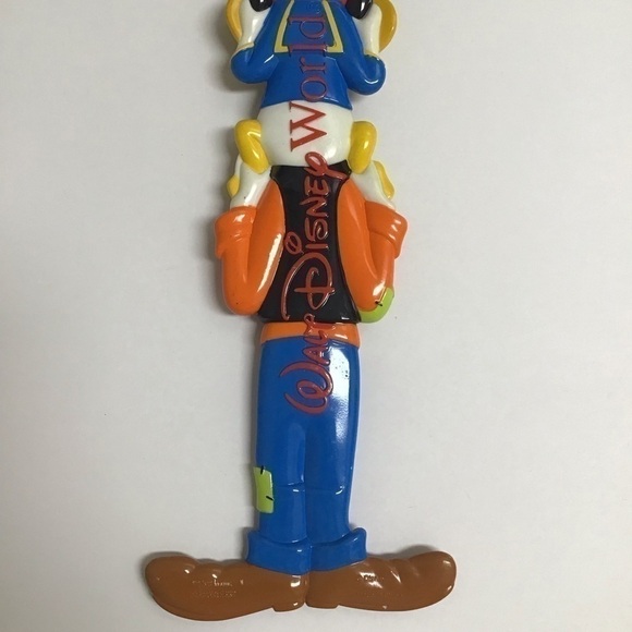 Disney Parks Back Scratcher Totem Pole Goofy Donald & Mickey Classic 15" Vintage - Picture 14 of 16